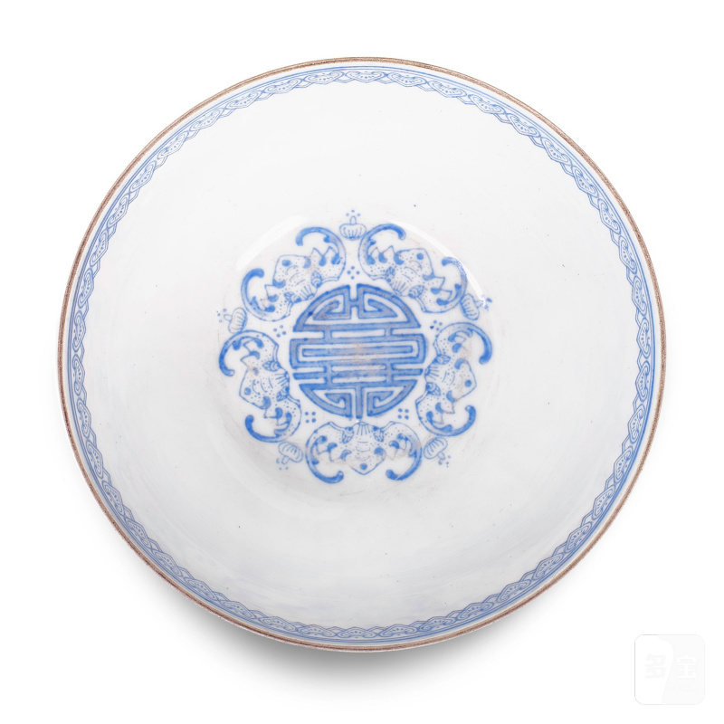 二十世紀 粉彩薄胎花鳥紋盌 | A FAMILLE-ROSE 'EGG-SHELL' BOWL - 图7